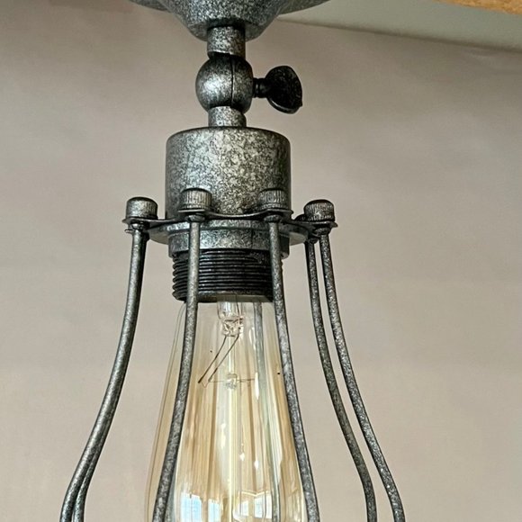 Farmhouse Style Pendant Light, New - Picture 3 of 3